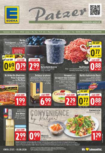 Leták Edeka - 27.7.2026 - 1.8.2026.