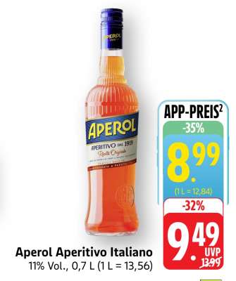 Aperol Aperitivo italiano