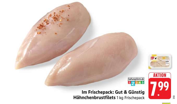 Gut & Günstig Hähnchenbrustfilets