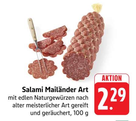 Salami Mailänder Art