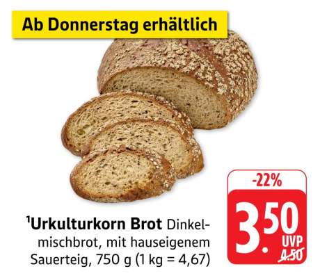 Urkulturkorn Brot