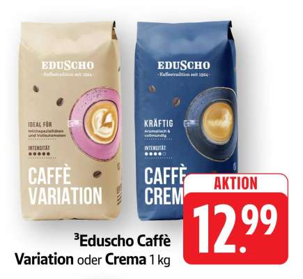 Eduscho Caffè Variation oder Crema 1 kg