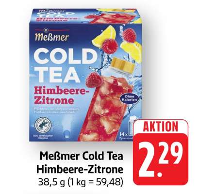 Meßmer Cold Tea Himbeere-Zitrone