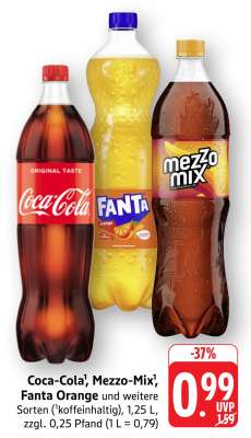 Coca-Cola, Mezzo Mix, Fanta Orange