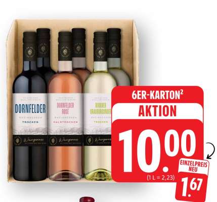6er-Karton Wein