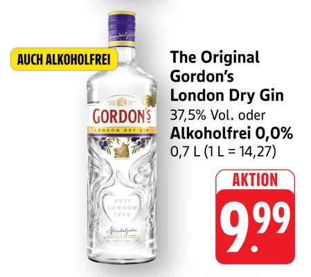 The Original Gordon’s London Dry Gin