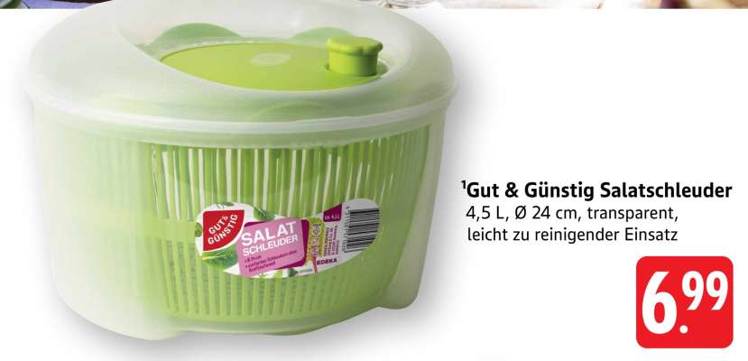 Gut & Günstig Salatschleuder