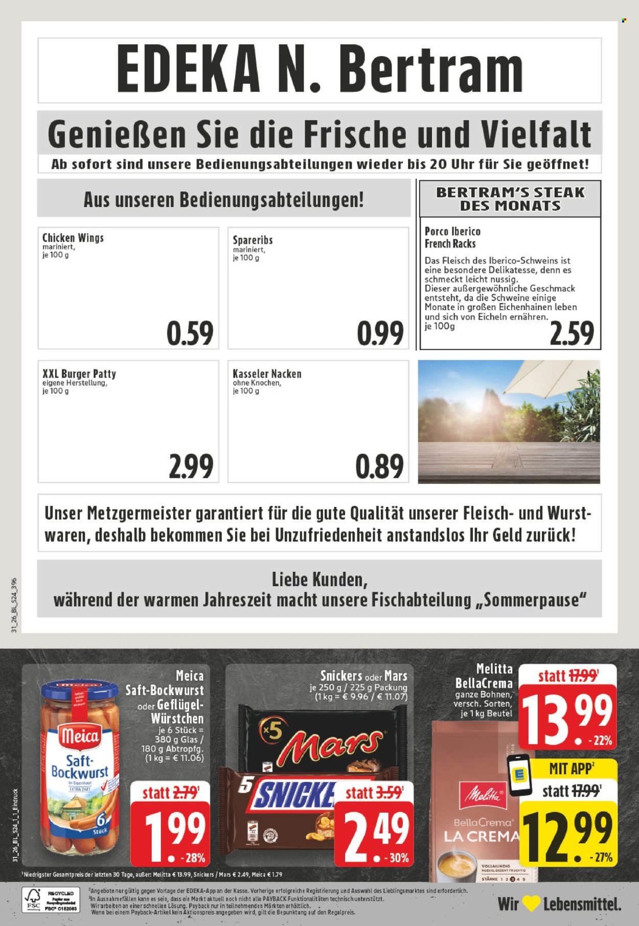 Leták Edeka - 27.7.2026 - 1.8.2026. Strana 24