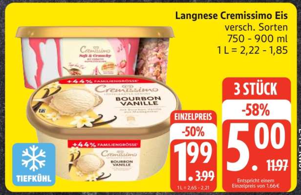 Langnese Cremissimo Eis