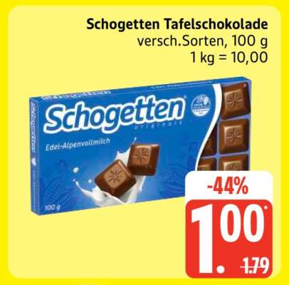 Schogetten Tafelschokolade
