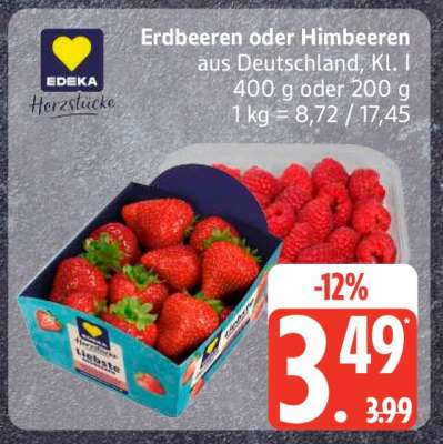 Erdbeeren oder Himbeeren
