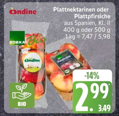 Plattnektarinen oder Plattpfirsiche