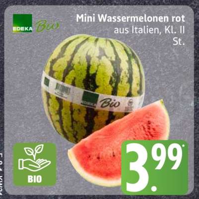 Mini Wassermelonen rot