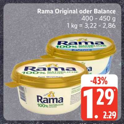 Rama Original oder Balance