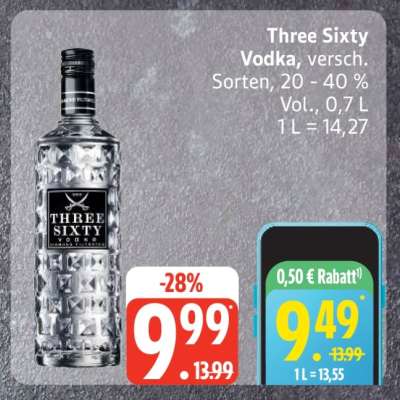Three Sixty Vodka*