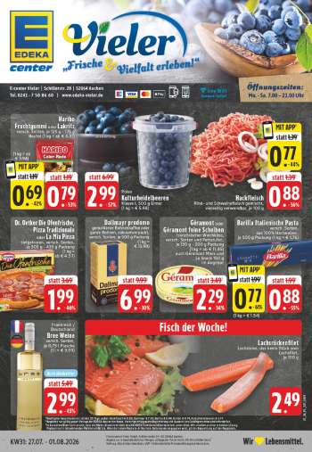 Prospekte E center - 27.07.2026 - 1.08.2026.