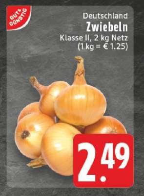 Deutschland Zwiebeln