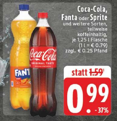 Coca-Cola, Fanta oder Sprite