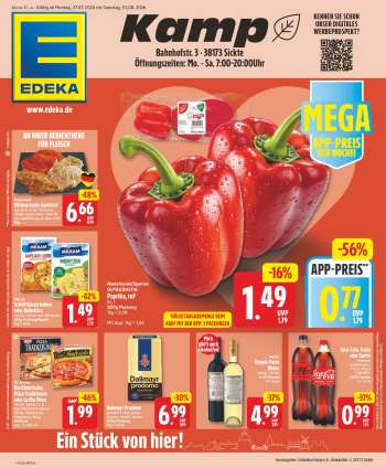 Leták Edeka - 27.7.2026 - 1.8.2026.