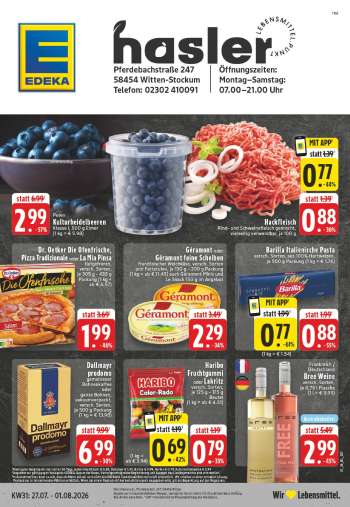 Leták Edeka - 27.7.2026 - 1.8.2026.