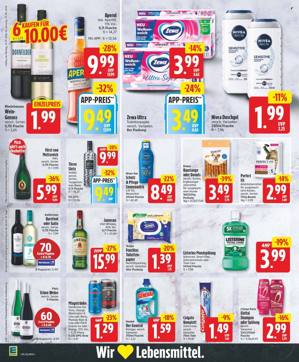 Leták Edeka - 27.7.2026 - 1.8.2026. Strana 18