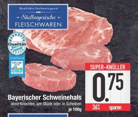 Bayerischer Schweinehals