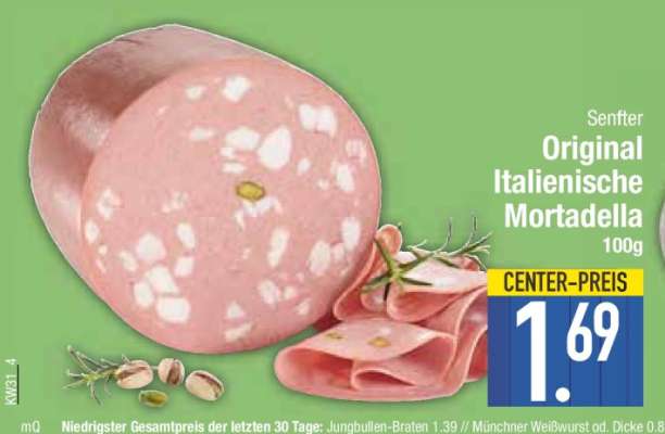 Senfter Original Italienische Mortadella