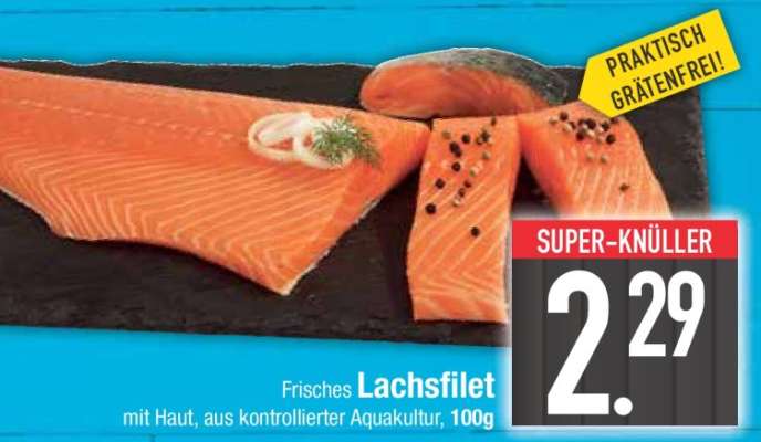 Frisches Lachsfilet