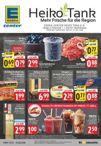 Prospekte E center - 27.07.2026 - 1.08.2026.