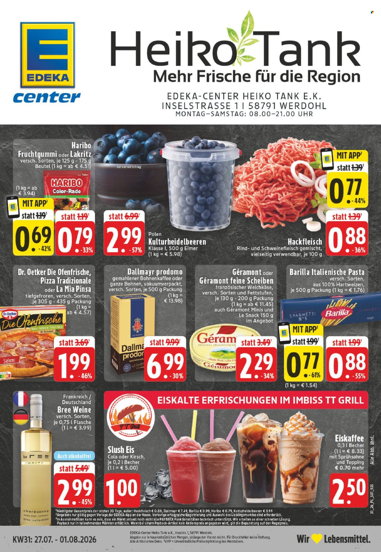 Leták E center - 27.7.2026 - 1.8.2026. Strana 1