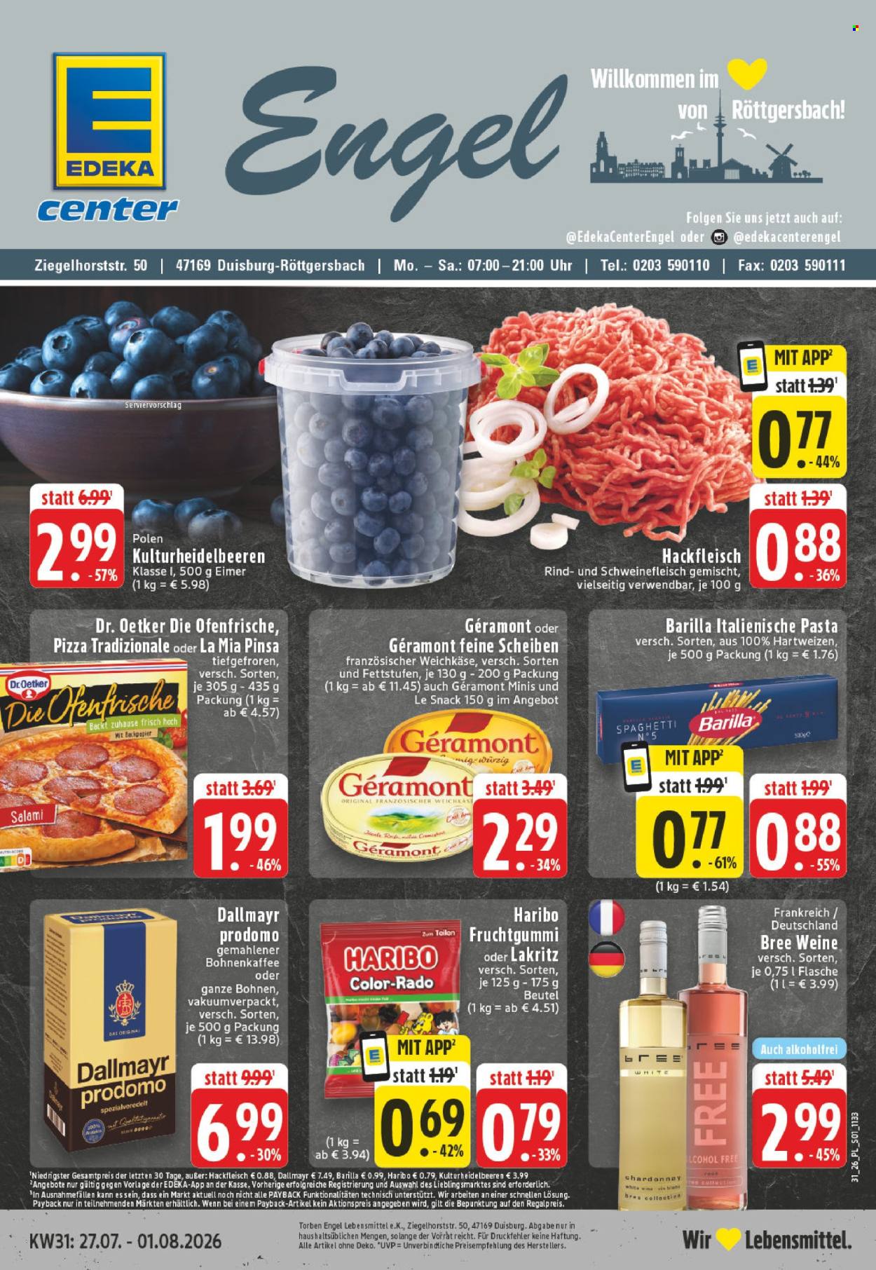Leták E center - 27.7.2026 - 1.8.2026. Strana 1