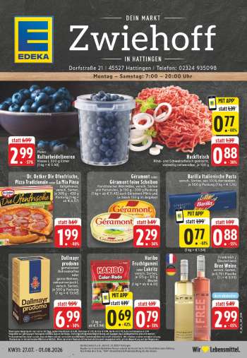 Leták Edeka - 27.7.2026 - 1.8.2026.