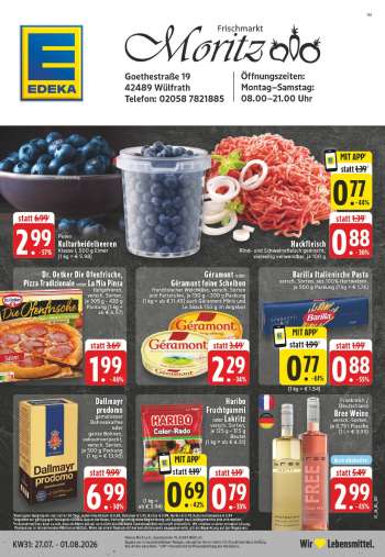 Leták Edeka - 27.7.2026 - 1.8.2026.