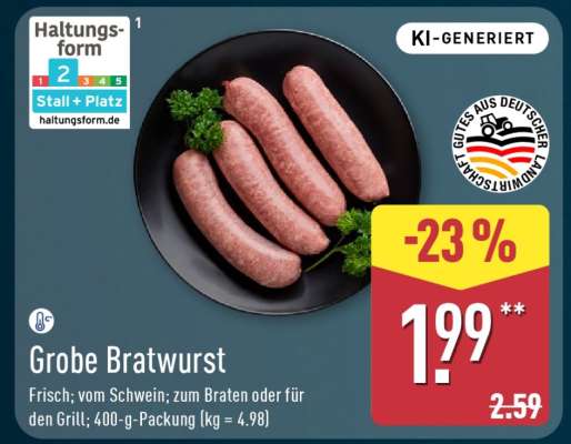 Grobe Bratwurst
