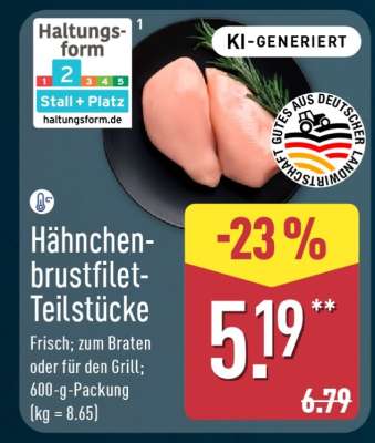 Hähnchenbrustfilet Teilstücke