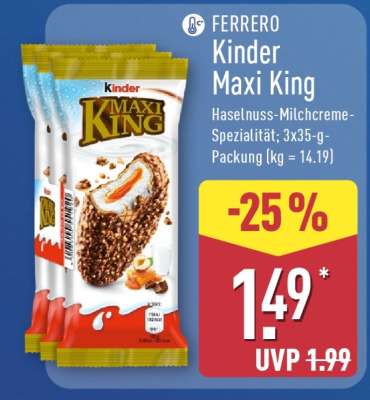 Kinder Maxi King
