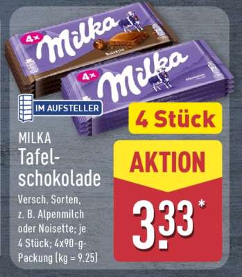 Milka Tafelschokolade*