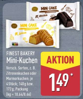 FINEST BAKERY Mini-Kuchen