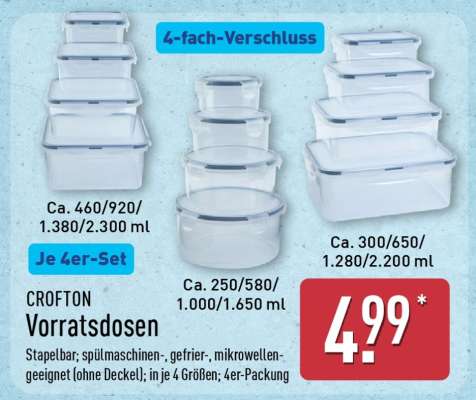 CROFTON Vorratsdosen