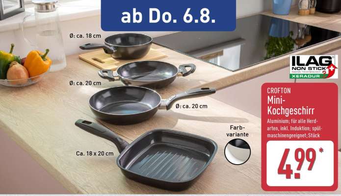 CROFTON Mini-Kochgeschirr