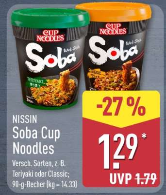 NISSIN Soba Cup Noodles