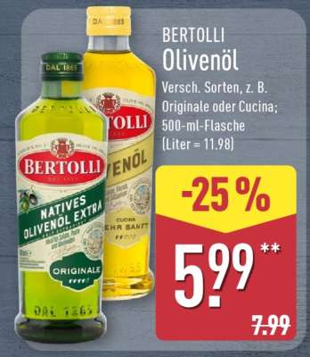 BERTOLLI Olivenöl