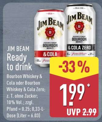 JIM BEAM Ready to drink