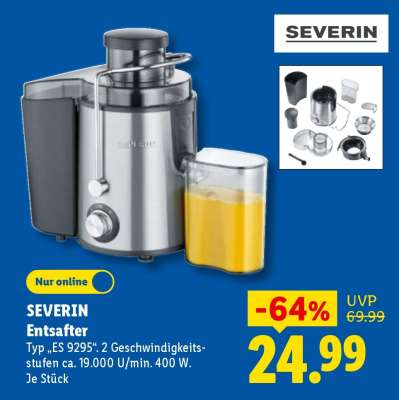 SEVERIN Entsafter