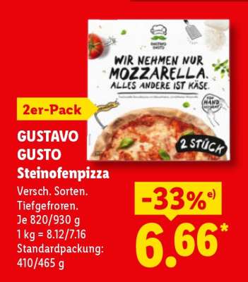 Gustavo Gusto Steinofenpizza