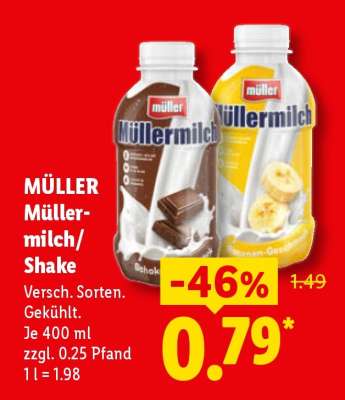 Müller Müllermilch/Shake