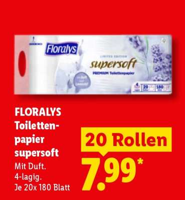 Floralys Toilettenpapier supersoft
