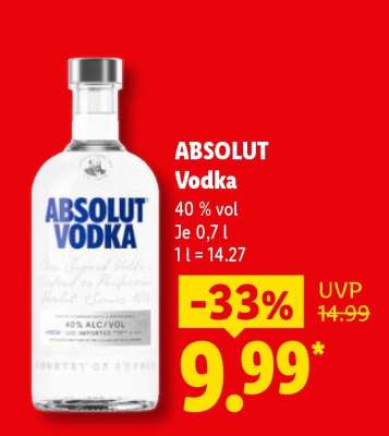 Absolut Vodka*