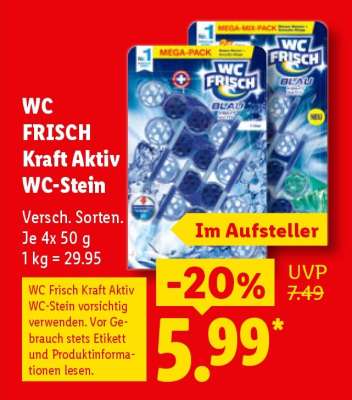 WC FRISCH Kraft Aktiv WC-Stein