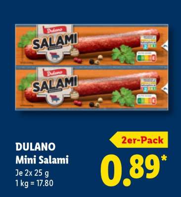 Dulano Mini Salami